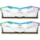 TEAM T-FORCE DELTA RGB 48GB (24GBx2) 8000MHz DDR5 Gaming RAM White